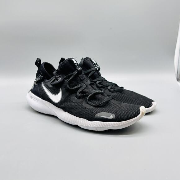 Nike Shoes Womens 10 Black White Flex Running Training Athletic Sneakers Lace Up - Picture 2 of 11